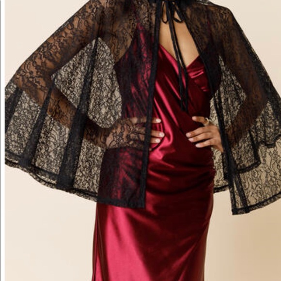 COPY - Women's Necktie Cape - Picture 2 of 4